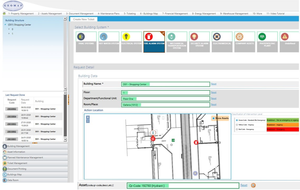 screenshot of Geomap FMS